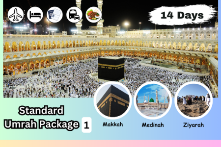 Standard Umrah Package-1 (Transit Flight)